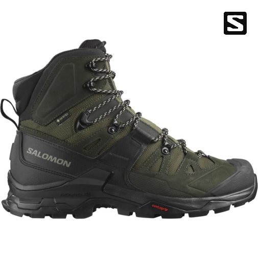 Olive Salomon Quest 4 GTX Men's Hiking Boots | IE RD8739